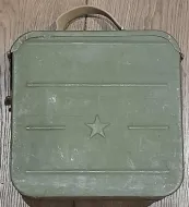1910 Maxim machine gun ammo box early