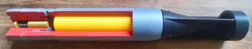 1 kg German Incendiary WW2 3D sectioned