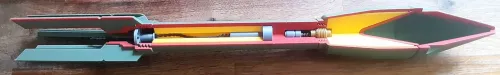 2.36 Bazooka HEAT round sectioned 