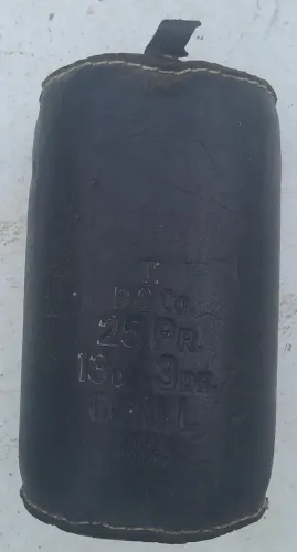25 pdr Drill charge bag ( Leather)