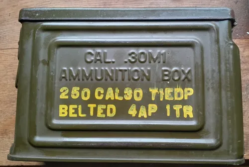 250 round ammo can 30cal Early