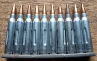 5.56mm x 45mm 10 x clip drill rounds 