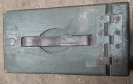 50 cal ammo box (wooden)