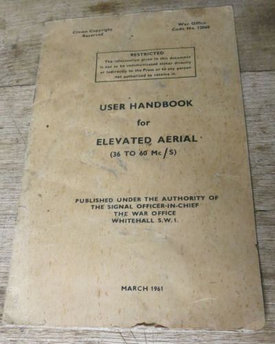 Elevated Aerial  user handbook