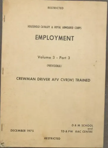 CVRT (W) fox driver training manual 