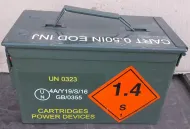 H83  Ammo box for Power cartridges .50 cal 