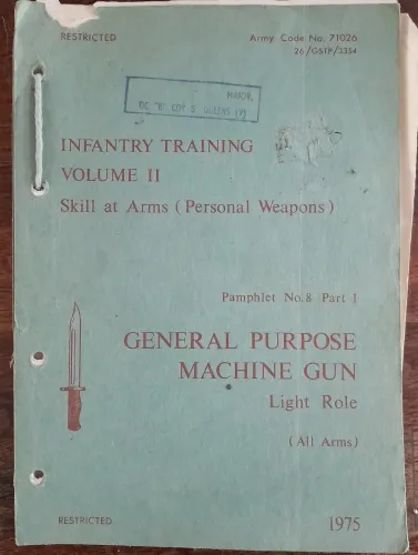 GPMG Manual Light role for turrets Pam 8 part 1 