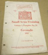 Grenade small arms training Vol 1 No13