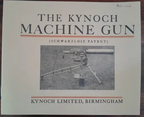 Schwarzlose Machine gun booklet