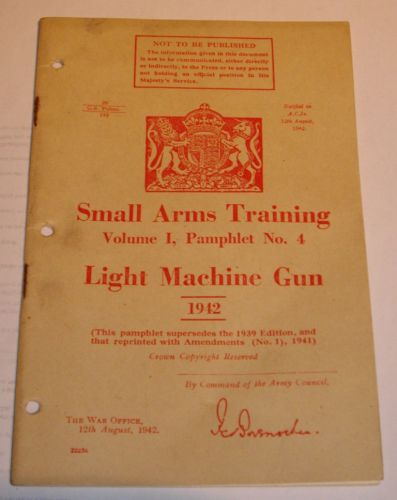 light machine gun Manual 