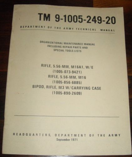 M16A1 TM Manual 
