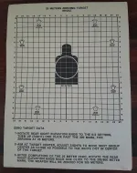 M16A2 25m target original 