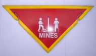 Mine sign 
