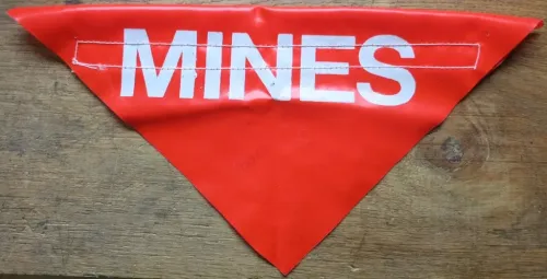 Mine sign foldable 