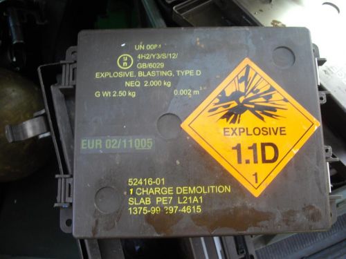 Demolistion Slab PE7 training