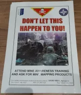 SFOR mine awareness poster No 3 