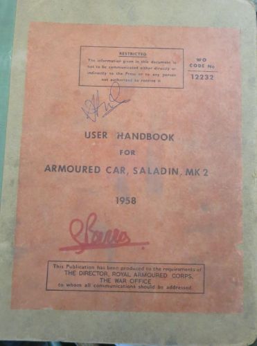 Saladin AFV user hand book 
