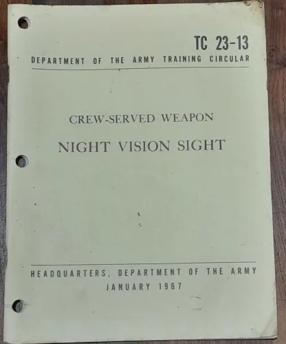 TC 23-13 Night sight manual 