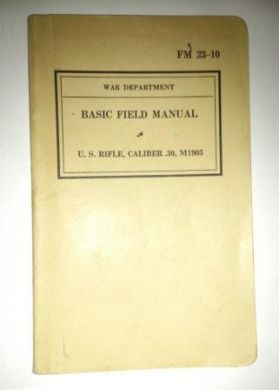 US M1 1903 Springfield Manual
