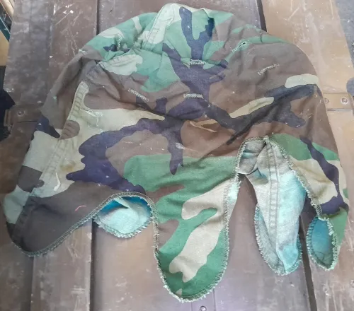 Helmet cover US woodland pattern