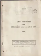 Saladin user handbook 1958