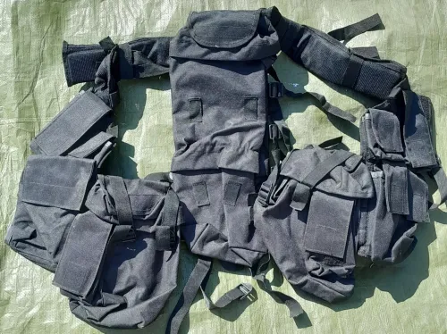 Black SA style load bearing vest 