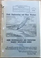 Bomb reconnaissance and protection 1952