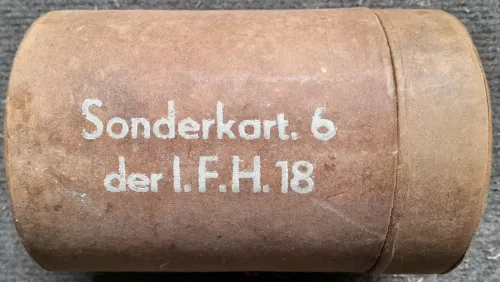 Cartridge canister Cardboard German wartime 