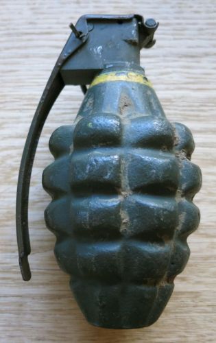Pineapple Grenade film prop 