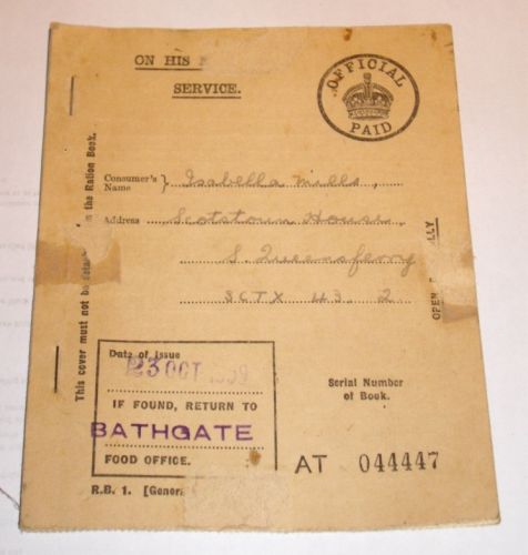 Ration Book 