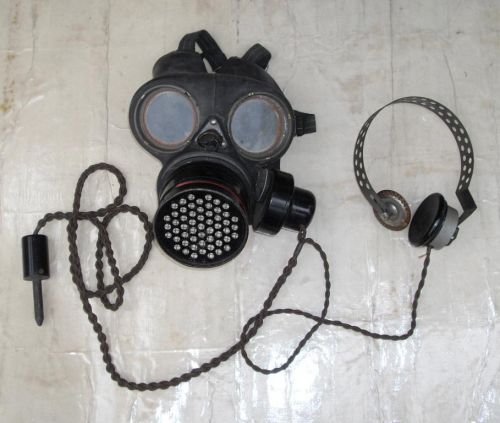 Telephonist Gas mask ww2 